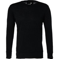 JUVIA Herren Longsleeve schwarz Baumwolle von Juvia