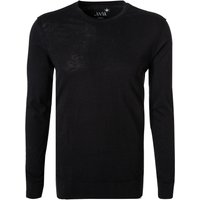 JUVIA Herren Longsleeve schwarz Baumwolle von Juvia