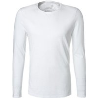 JUVIA Herren Longsleeve weiß Baumwolle von Juvia