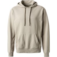 JUVIA Herren Hoodie beige Baumwolle unifarben von Juvia