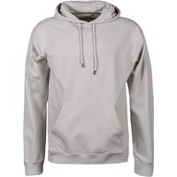 JUVIA Herren Hoodie grau Baumwolle unifarben von Juvia