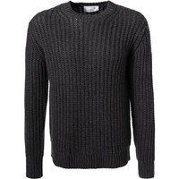 JUVIA Herren Pullover grau unifarben von Juvia