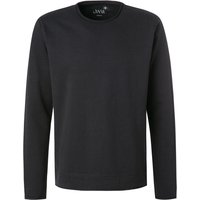 JUVIA Herren Sweatshirt schwarz Baumwolle unifarben von Juvia
