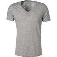 JUVIA Herren T-Shirt grau Baumwolle meliert von Juvia