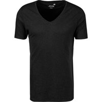 JUVIA Herren T-Shirt schwarz Baumwolle von Juvia