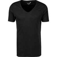 JUVIA Herren T-Shirt schwarz Baumwolle von Juvia