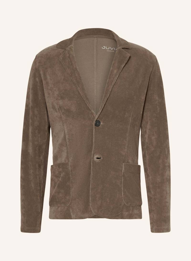 Juvia Anzugsakko Timo Regular Fit Aus Frottee gruen von Juvia