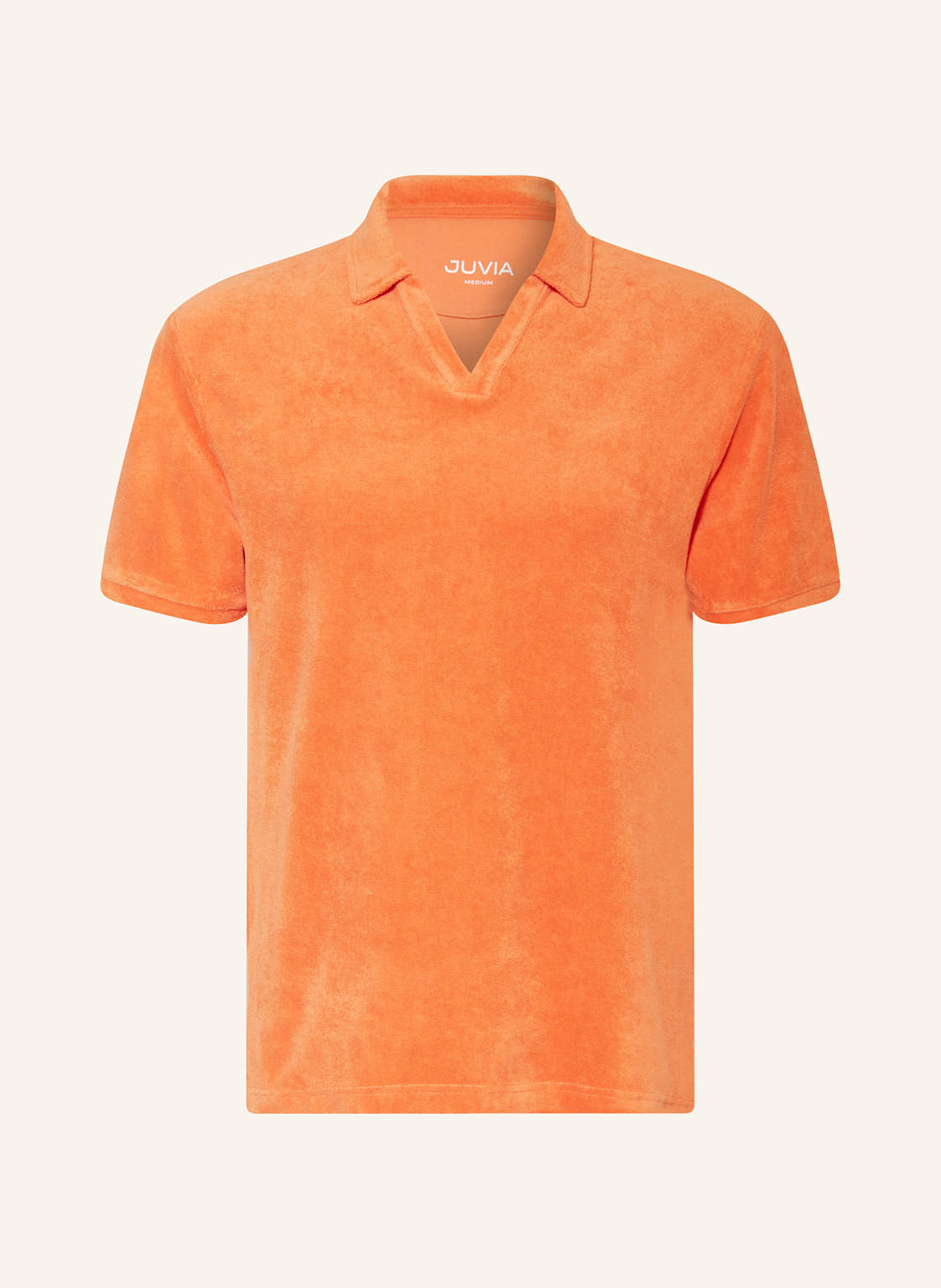 Juvia Frottee-Poloshirt orange Juvia Frottee-Poloshirt orange von Juvia
