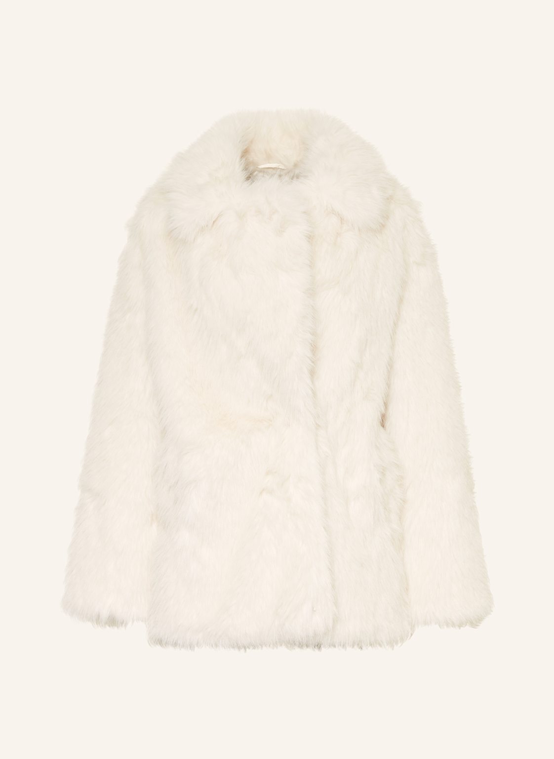 Juvia Kunstfell-Mantel Katie beige von Juvia