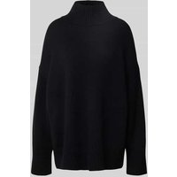 Juvia Oversized Pullover mit Kaschmir-Anteil in Black, Größe L von Juvia