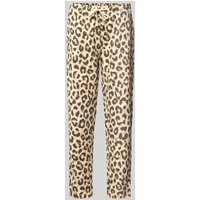 Juvia Stoffhose mit Allover-Animal-Print in Sand, Größe L Juvia Stoffhose mit Allover-Animal-Print in Sand, Größe L von Juvia