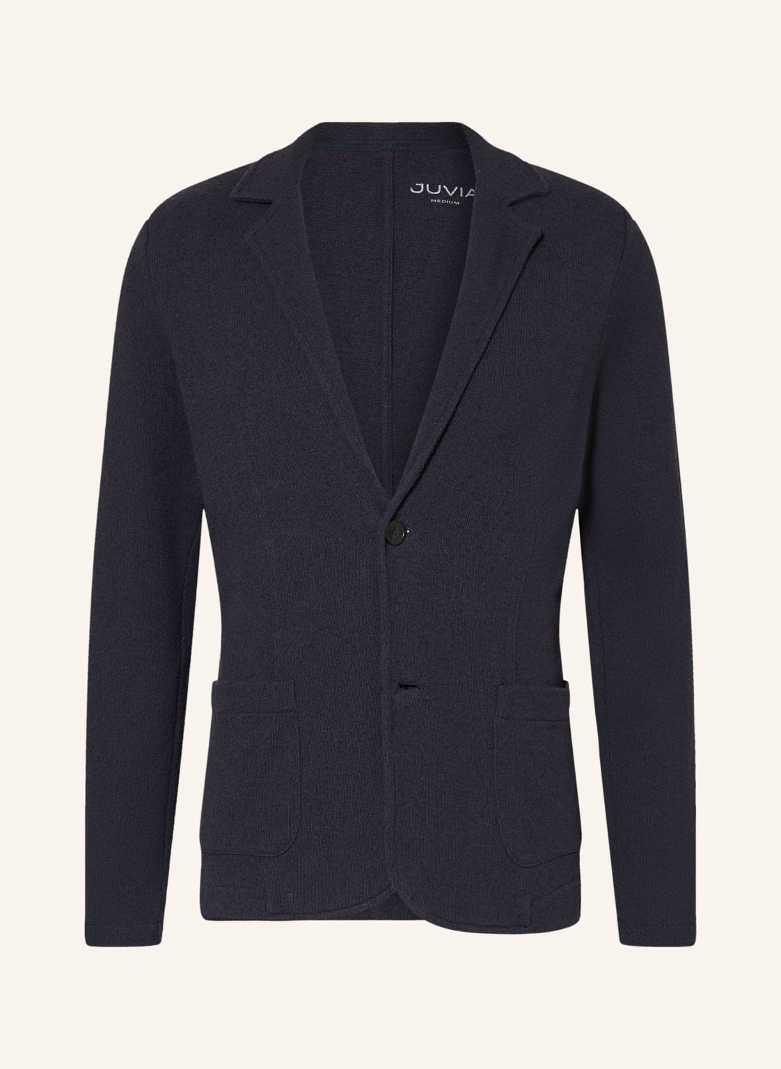 Juvia Stricksakko Ray Slim Fit blau von Juvia