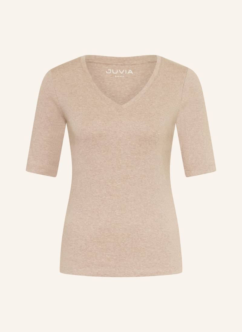 Juvia T-Shirt Lovina beige von Juvia