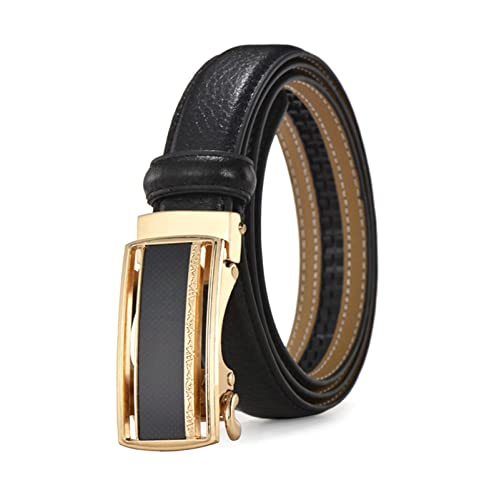 Juwaacoo Damengürtel Leder 2,3cm Breite Jeans Freizeitgürtel für Damen Automatikschnalle Gürtel von Juwaacoo