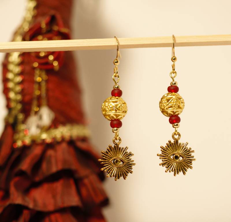 Augen Ohrringe Gold Augen Ohrringe Gold von Juwelarium