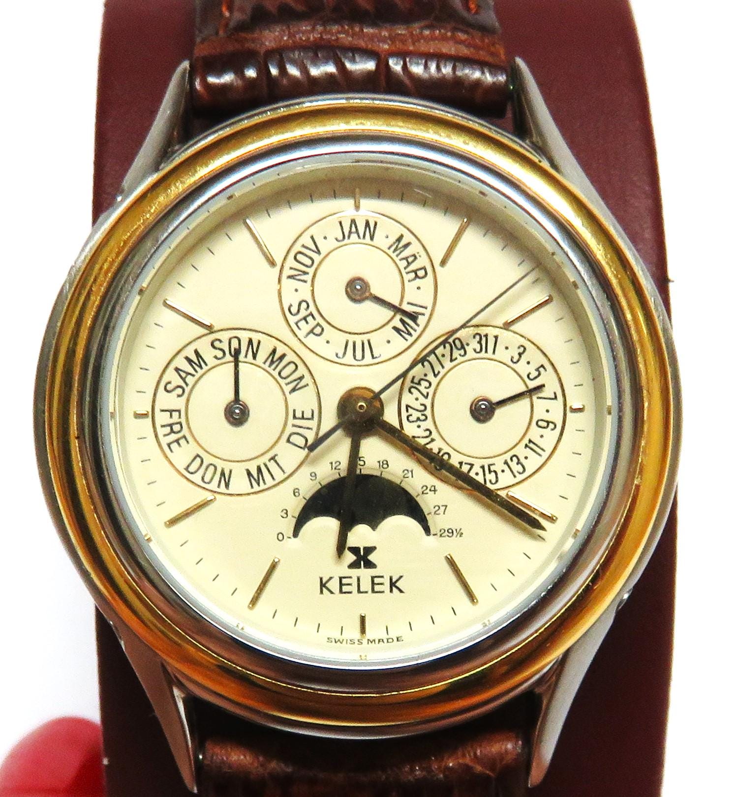 Kelek Automatik Herrenuhr/ Chronograph - Cal. 5200 Ref. 5000-01A, Schweiz Kelek Automatik Herrenuhr/ Chronograph - Cal. 5200 Ref. 5000-01A, Schweiz von JuwelenGeist