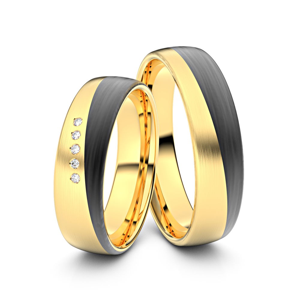 Trauringe Atlanta 750er Gelbgold - 0290 von Juwelier-Schmuck