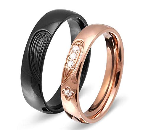 Juwelier Schönberg - Damen Herz-Ringe Partnerringe Eheringe Edelstahl Zirkonia 52-62 von Juwelier Schönberg