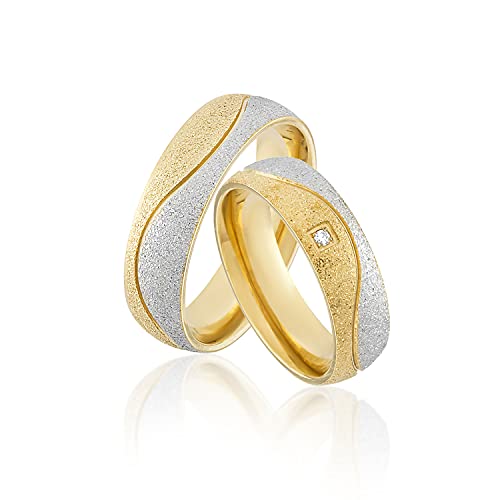 Juwelier Schönberg - Damen Partnerringe Trauringe Gala Edelstahl Zirkonia 50-66 von Juwelier Schönberg