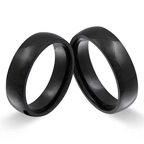 Juwelier Schönberg - Herren Partnerring Freundschaftsring Hochzeitsring Edelstahl 54-68 E-CL-HH von Juwelier Schönberg