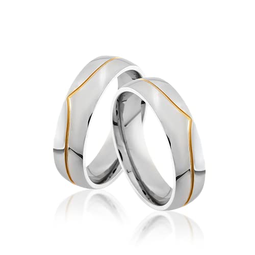 Juwelier Schönberg - Herren Partnerringe Eheringe Fetch Edelstahl 60-60 von Juwelier Schönberg