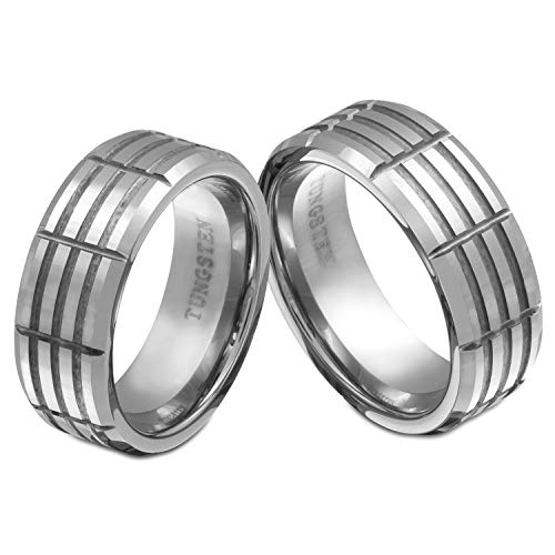 Juwelier Schönberg - Herren Ringe Wunschgravur Wolframcarbid 52-52 W-AO-HH von Juwelier Schönberg