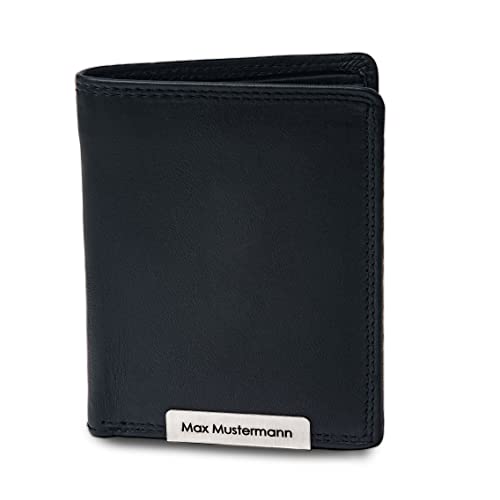 Juwelier Schönberg kleine Rindleder Geldbörse Brieftasche mit kostenloser Gravur B-01-AA von Juwelier Schönberg