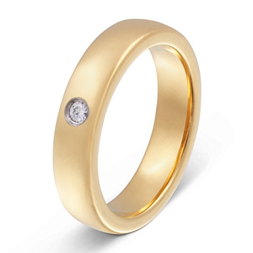 Juwelier Schönschmied - Damen Ehering Partnerring Ehering Wolframcarbid inklusive Handschriftgravur Loyalty - W7Dpe von Juwelier Schönschmied