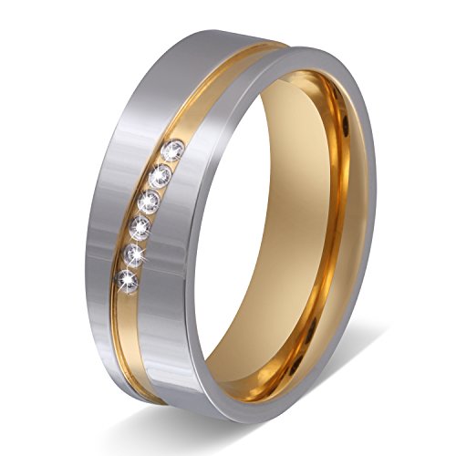 Juwelier Schönschmied - Damen Partnerring Freundschaftsring Hochzeitsring Maris Edelstahl Zirkonia 210Dac von Juwelier Schönschmied