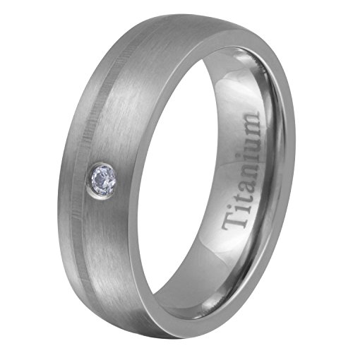 Juwelier Schönschmied - Damen Trauringe Eheringe Valamar Titan Zirkonia T5Dac von Juwelier Schönschmied