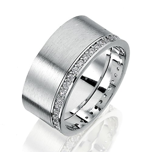 Juwelier Schönschmied - Damen Verlobungsring Ehering Trauring Palmas Silber Zirkonia inkl. persönliche Lasergravur 60 (19.1) LANrS37D von Juwelier Schönschmied