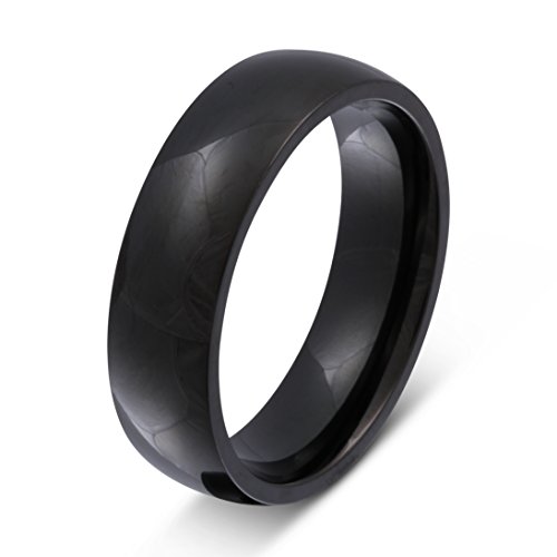 Juwelier Schönschmied - Herren Freundschaftsring Partnerring Hochzeitsring Kripton Edelstahl inkl. persönliche Lasergravur 66 (21.0) LANr124H von Juwelier Schönschmied