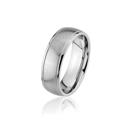 Juwelier Schönschmied - Herren Partnerring Freundschaftsring Ehering SweetSpot Edelstahl inkl. persönliche Wunschgravur 68 (21.6) Nr274H von Juwelier Schönschmied