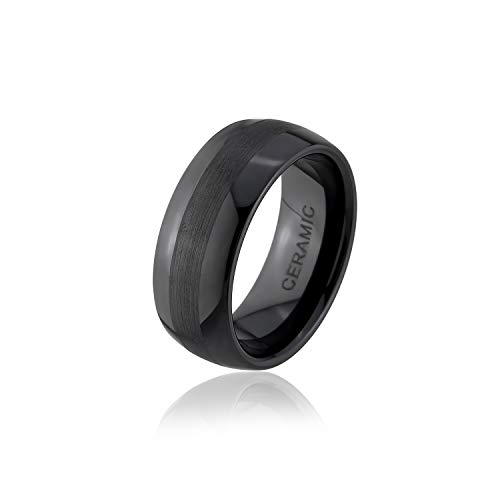 Juwelier Schönschmied - Herren Partnerring Trauring Terrace Keramik 70 (22.3) C7Hla von Juwelier Schönschmied