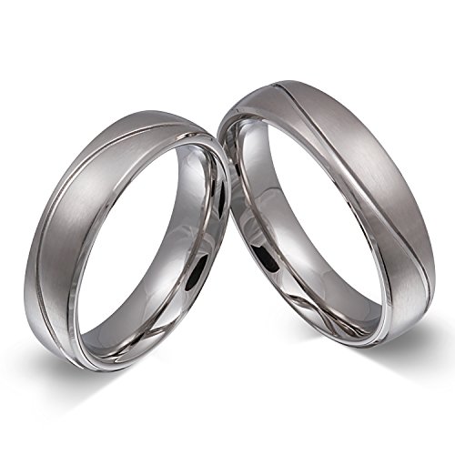 Juwelier Schönschmied - Herren Partnerringe Eheringe Freundschaftsringe Tauringe Masone Edelstahl 60-60 167HHac - Kostenlose Wunschgravur mit AMAZON KONFIGURATOR online gestalten! von Juwelier Schönschmied