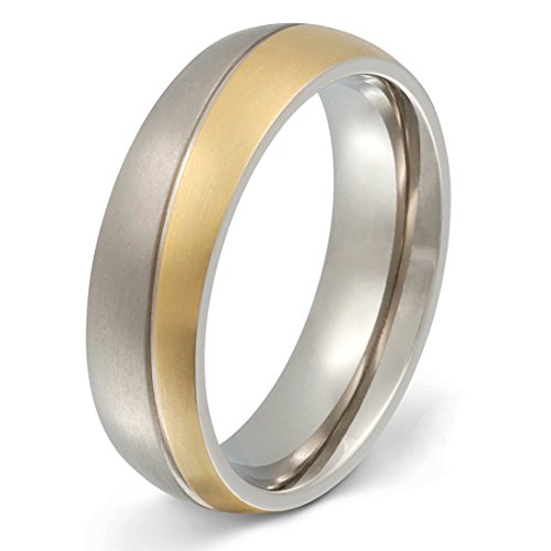 Juwelier Schönschmied - Herren Titanring Ehering Trauringe Lissabon Titan inkl. persönliche Wunschgravur 68 (21.6) NrT14H von Juwelier Schönschmied