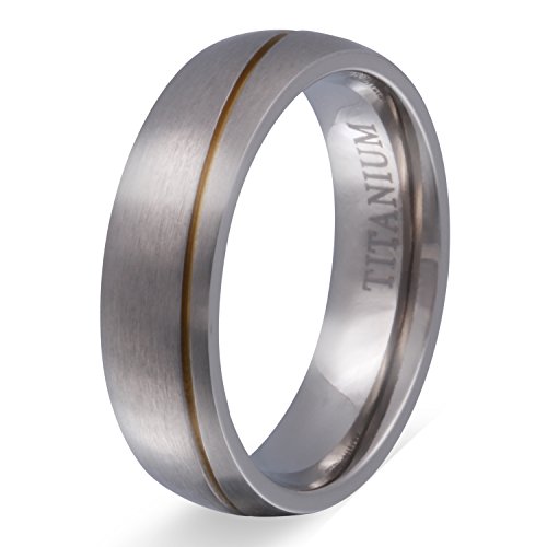 Juwelier Schönschmied - Herren Titanring Ehering Trauringe Mulini Titan inkl. persönliche Wunschgravur 68 (21.6) NrT4H von Juwelier Schönschmied