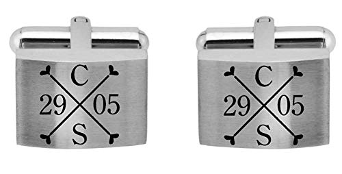 Juwelier Schönschmied - Manschettenknöpfe inklusive Wunschgravur aus Edelstahl mit Amazon Konfigurator gestalten - ACM13-variant1 Juwelier Schönschmied - Manschettenknöpfe inklusive Wunschgravur aus Edelstahl mit Amazon Konfigurator gestalten - ACM13-variant1 von Juwelier Schönschmied