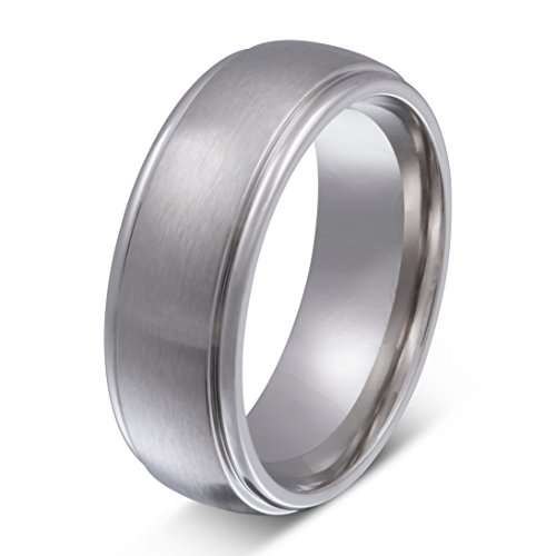 Juwelier Schönschmied - Unisex Edelstahlring Kostenlose Gravur Edelstahl Stainless Steel Lona Edelstahl inkl. persönliche Wunschgravur 66 (21.0) Nr6H von Juwelier Schönschmied
