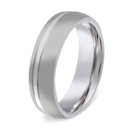 Juwelier Schönschmied - Unisex Freundschaftsring Partnerring Euphoria Edelstahl inkl. persönliche Wunschgravur Nr106H von Juwelier Schönschmied