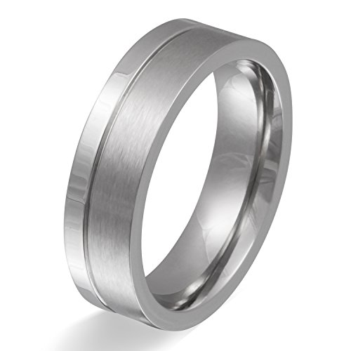 Juwelier Schönschmied - Unisex Freundschaftsring Trauring Partnerring Kolita Edelstahl inkl. persönliche Wunschgravur Nr132H von Juwelier Schönschmied