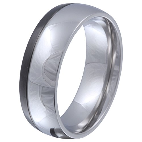 Juwelier Schönschmied - Unisex Partnerring Ehering Freundschaftsring Nexonia Edelstahl inkl. persönliche Wunschgravur Nr181H von Juwelier Schönschmied