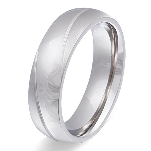 Juwelier Schönschmied - Unisex Partnerring Ehering Freundschaftsring Tocar Edelstahl inkl. persönliche Wunschgravur Nr138H von Juwelier Schönschmied