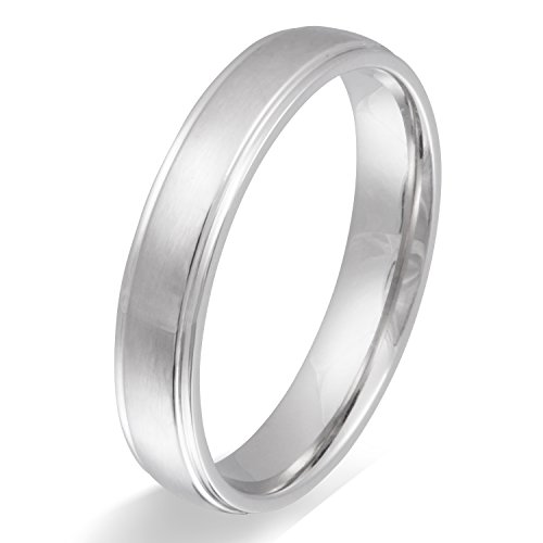 Juwelier Schönschmied - Unisex Partnerring Freundschaftsring Ehering Edelstahl inklusive Handschriftgravur Narrow - 1Hpe von Juwelier Schönschmied