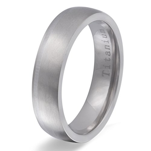 Juwelier Schönschmied - Unisex Titanring Ehering Trauringe Valamar Titan inkl. persönliche Wunschgravur 56 (17.8) NrT5H von Juwelier Schönschmied