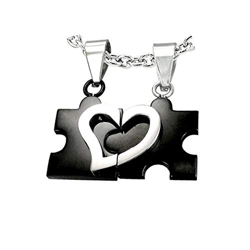 puzzle kette puzzle anhänger Anhänger - inkl. Gravur - Edelstahl AH44 - mit AMAZON KONFIGURATOR direkt online gestalten ! von Juwelier Schönschmied