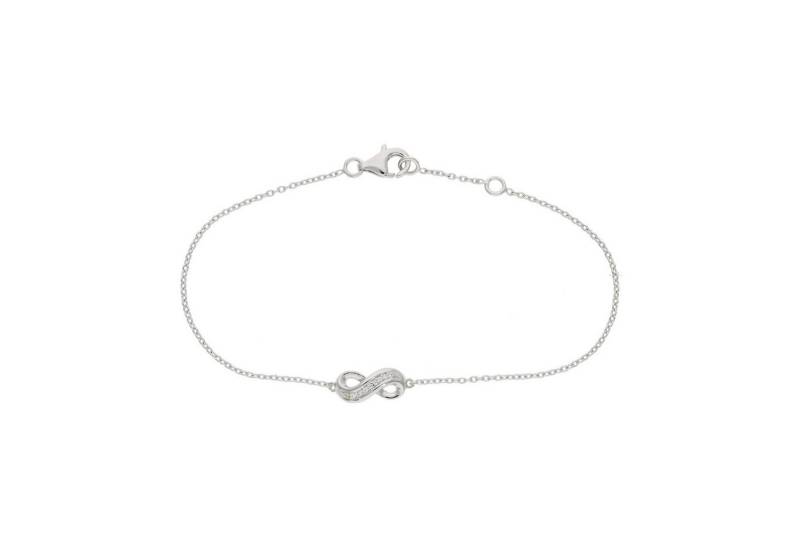 JuwelmaLux Armband Damen Armband Unendlichkeit mit Zirkonia Silber 925 JL10-03-3669 (kein Set, 1-tlg., kein Set) von JuwelmaLux