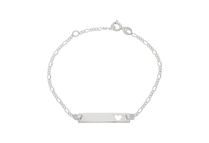 JuwelmaLux Armband Gravur Armband Damen Kinder JL48-03-0095 Herz JuwelmaLux Silber 925 (kein Set, 1-tlg., kein Set) von JuwelmaLux