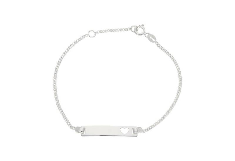 JuwelmaLux Armband Gravur Armband Damen Kinder JL-48-03-0094 Herz JuwelmaLux Silber 925 (kein Set, 1-tlg., kein Set) von JuwelmaLux