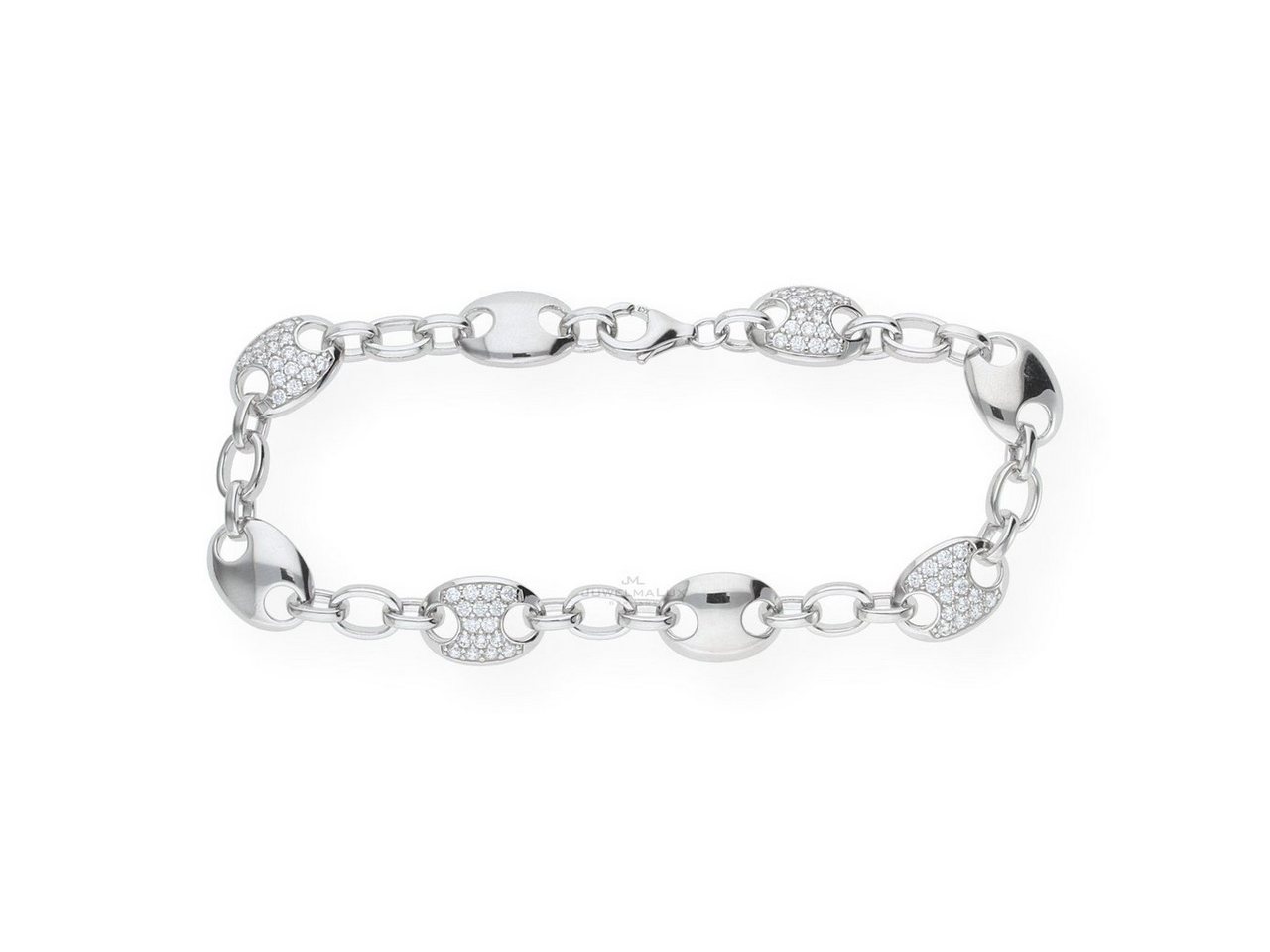 JuwelmaLux Armband JuwelmaLux Armband 925/000 Sterling Silber mit Zirkonia JL10-03-1556 (kein Set, 1-tlg., kein Set) von JuwelmaLux